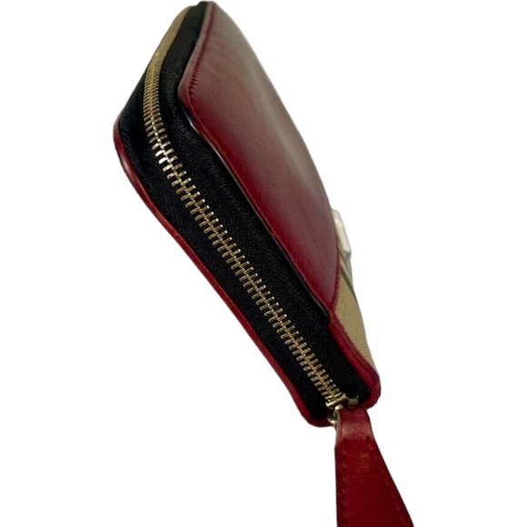 MT273 - Authentic Burberry Zip Around Long Wallet - Picture 4 of 9